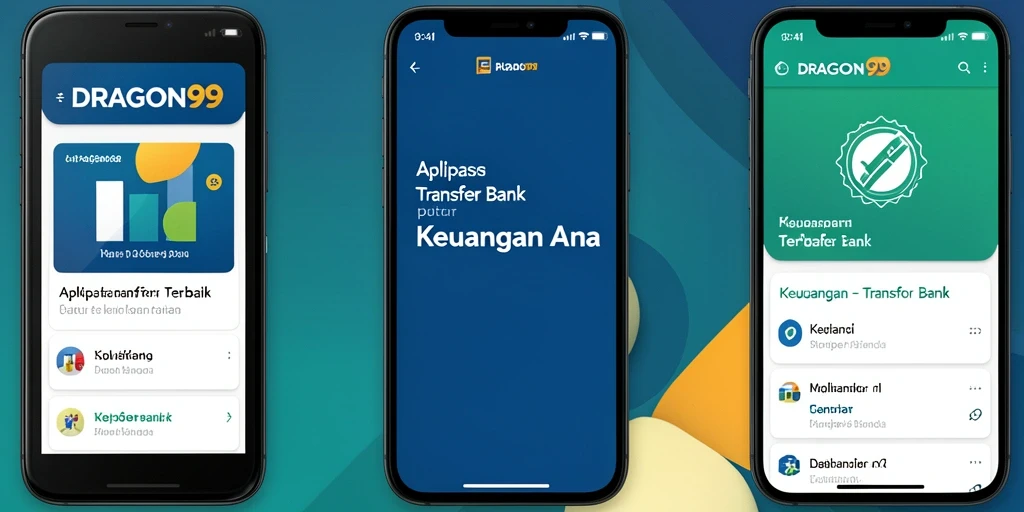 Antarmuka DRAGON99 yang ramah pengguna untuk transfer bank yang mudah.
