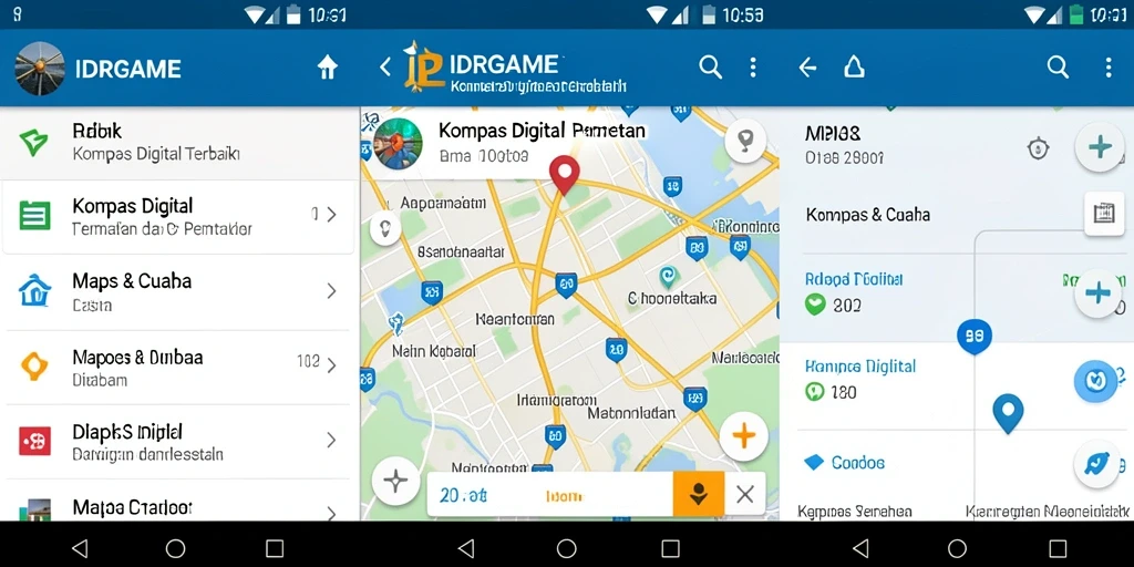 Tampilan antarmuka IDRGAME yang interaktif dan informatif.