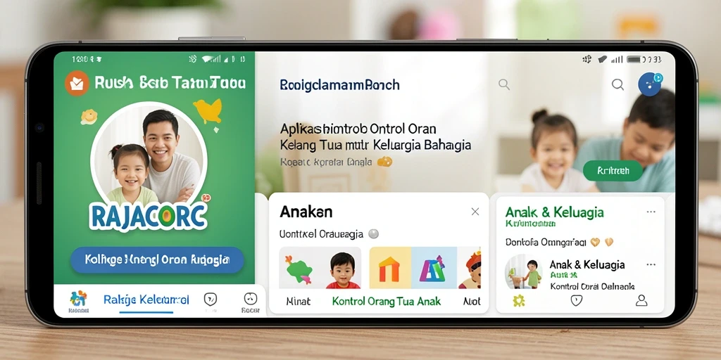Tampilan antarmuka RAJACORC yang ramah dan mudah digunakan.