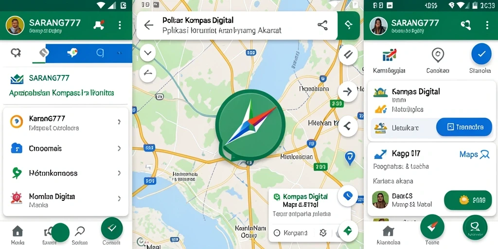 Tampilan antarmuka SARANG777 yang intuitif dan fungsional.